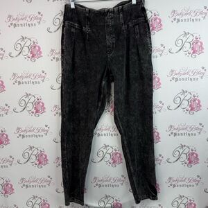 Anna & Ava pants bottoms stretchy distressed grey High Rise Charcoal Jeans